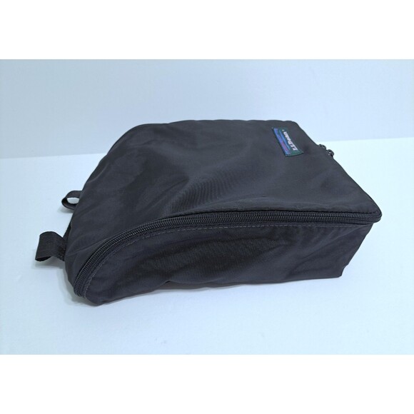 LL Bean Personal Travel Bag Vintage Toiletry Organizer Hanging Shower Black - Picture 4 of 11